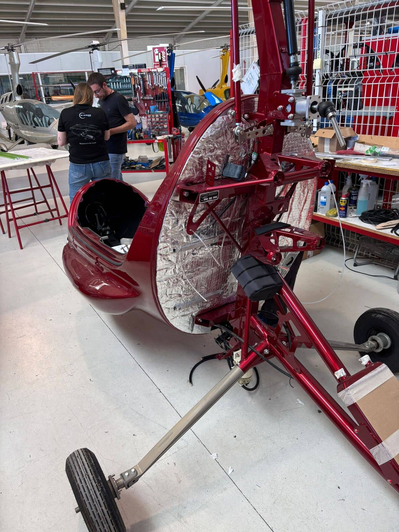 ELA Gyrocopter_navsteva tovarny ELA ve Spanelsku 1